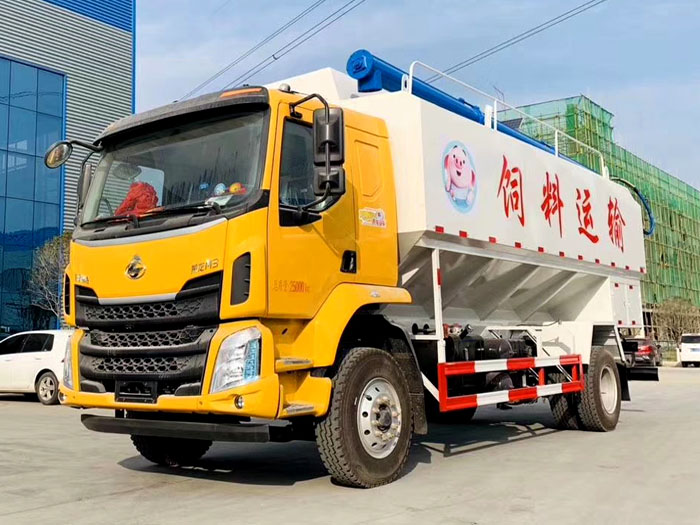 柳汽乘龙28方散装饲料车