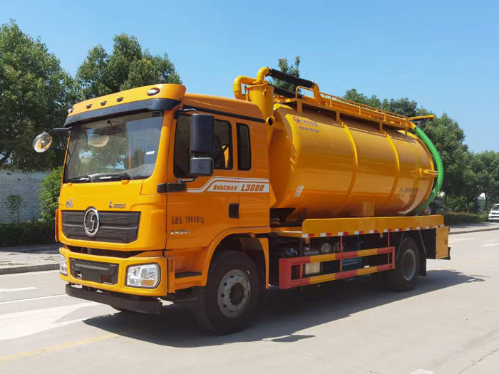 陕汽德龙L3000清洗吸污车